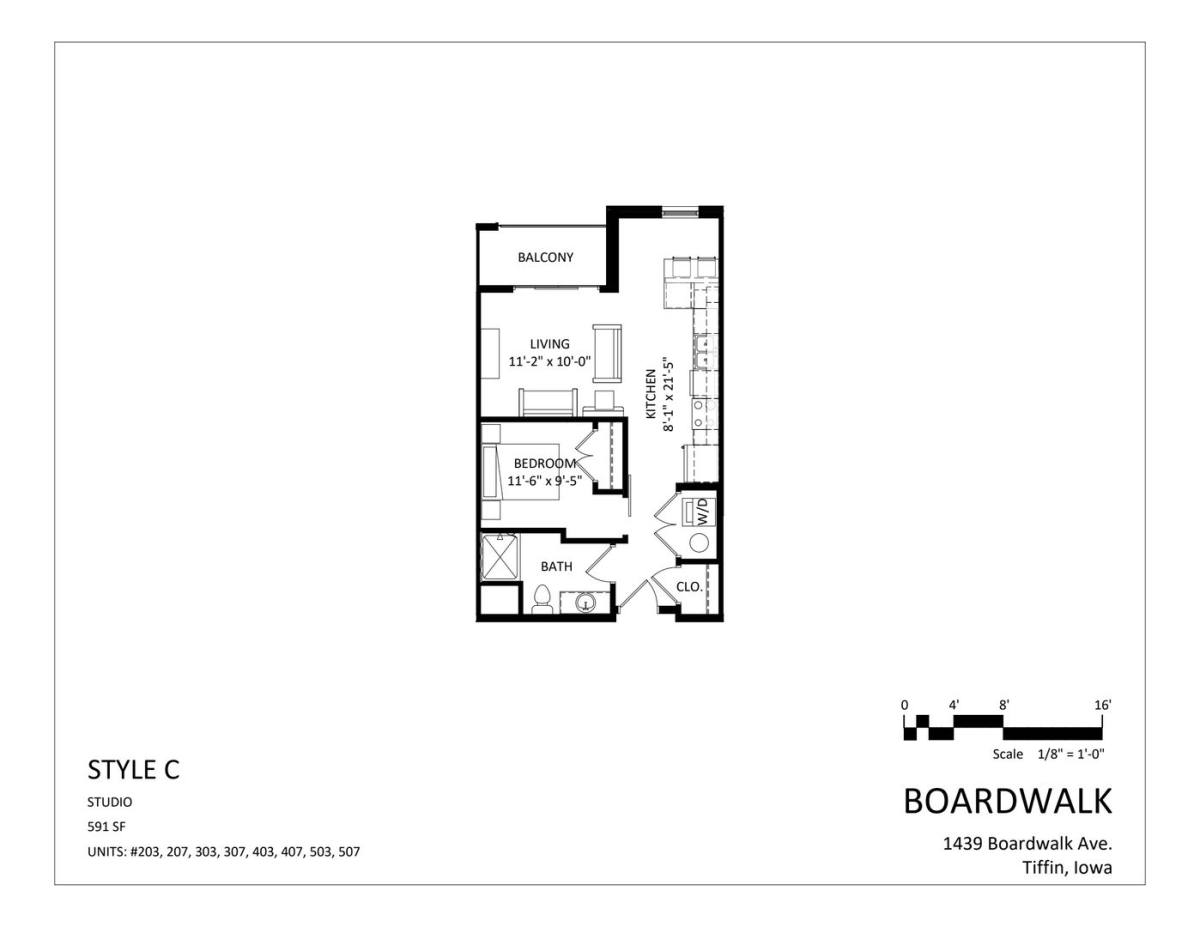 Apartment for rent at 1439 Boardwalk Ave, Tiffin, IA 52340