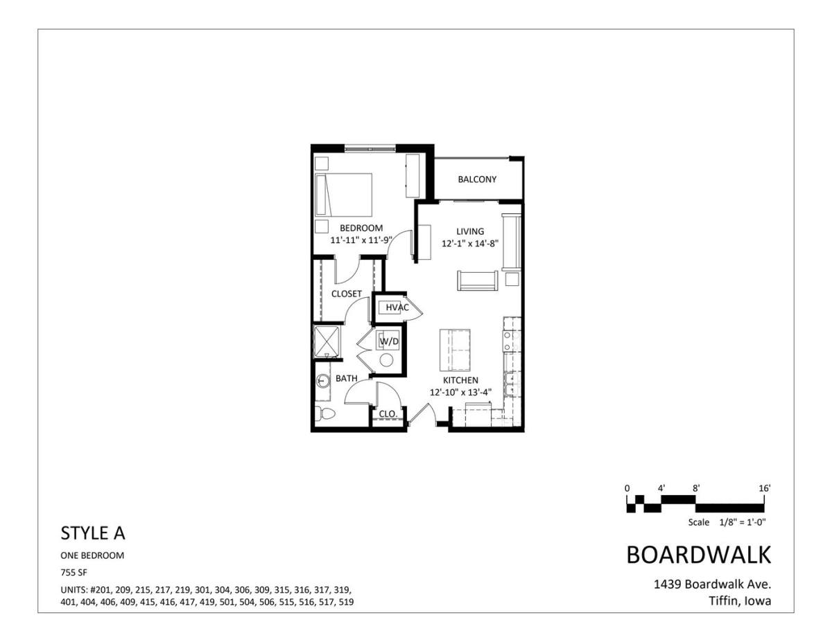 Apartment for rent at 1439 Boardwalk Ave, Tiffin, IA 52340