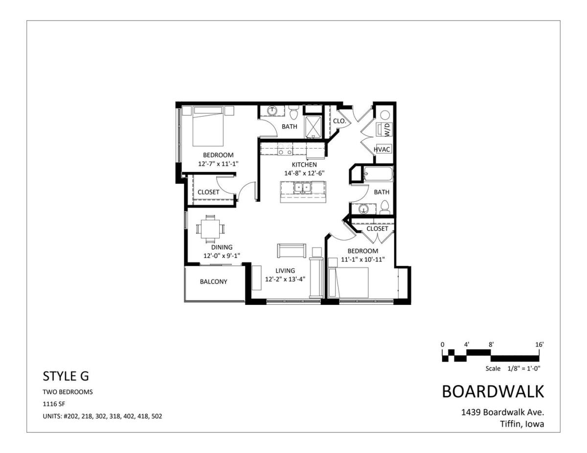 Apartment for rent at 1439 Boardwalk Ave, Tiffin, IA 52340