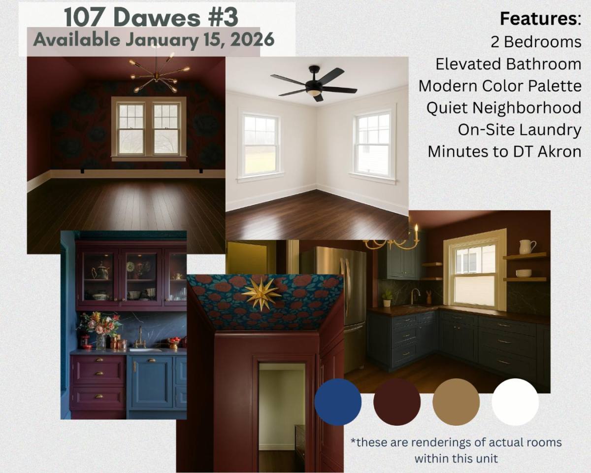 Apartment for rent at 107 Dawes Ave #3, Akron, OH 44302