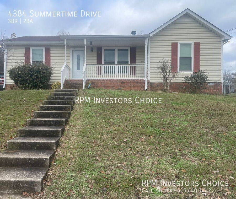 House for rent at 4384 Summertime Dr, Nashville, TN 37207