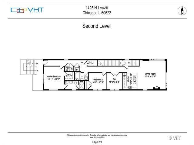 Condo for rent at 1425 N Leavitt St #2, Chicago, IL 60622