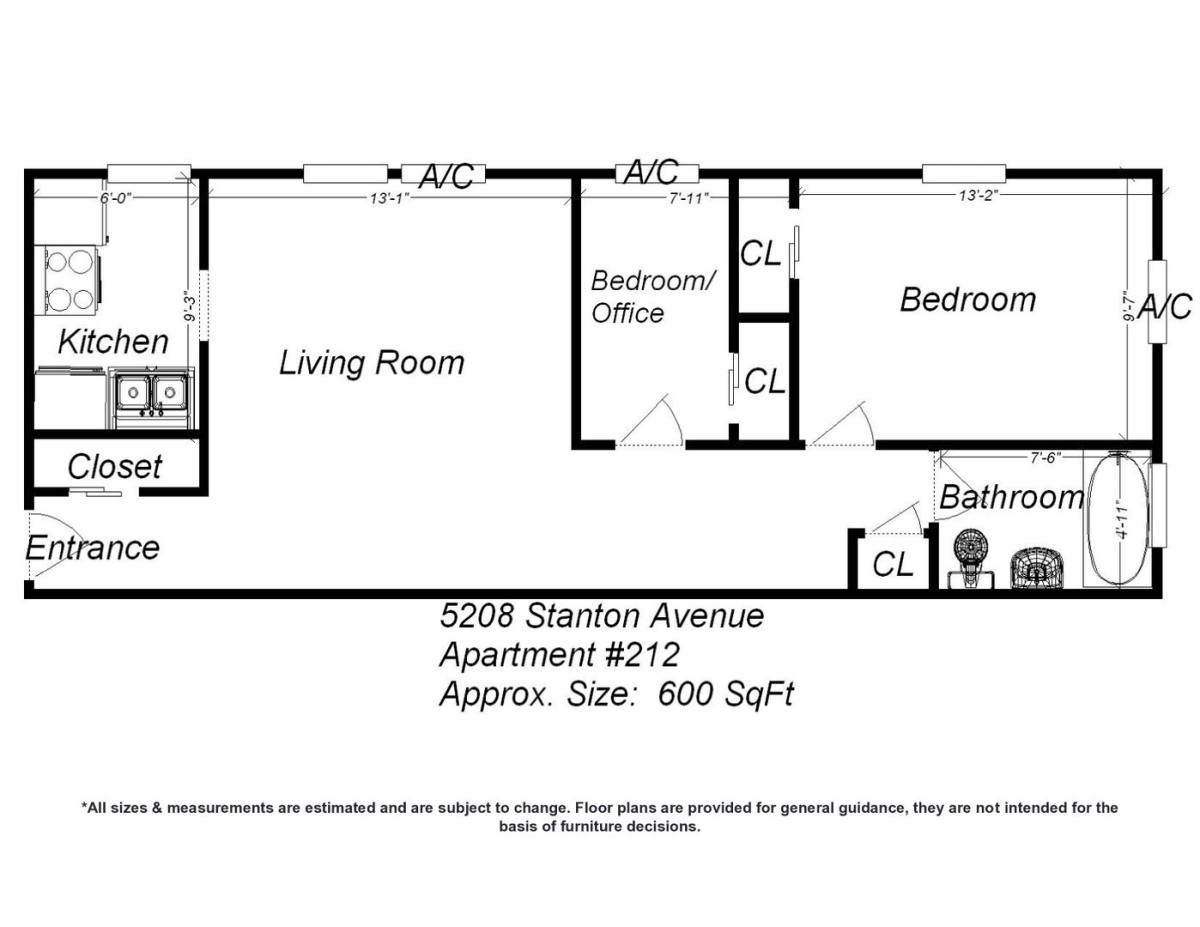 Apartment for rent at 5208-5240 Stanton Ave, Pittsburgh, PA 15201