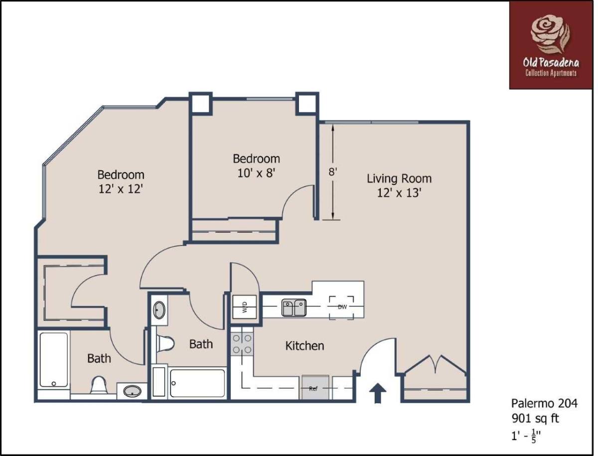 Apartment for rent at 22 W Green St, Pasadena, CA 91105