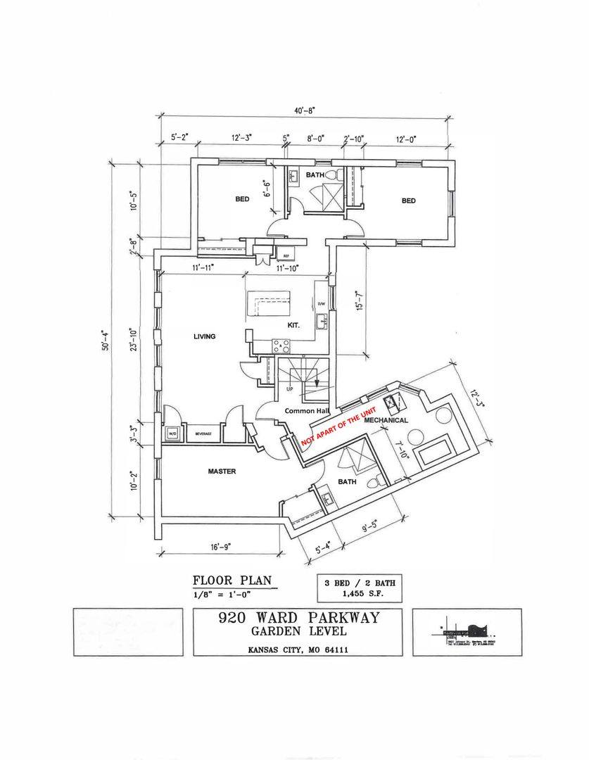 Apartment for rent at 920 Ward Parkway, Kansas City, MO 64112