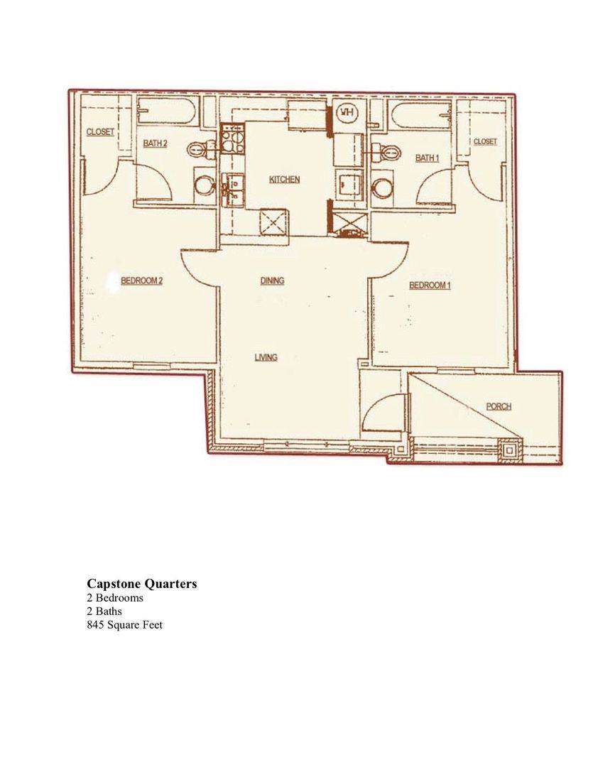 Apartment for rent at 303 Helen Keller Blvd #2X2, Tuscaloosa, AL 35404