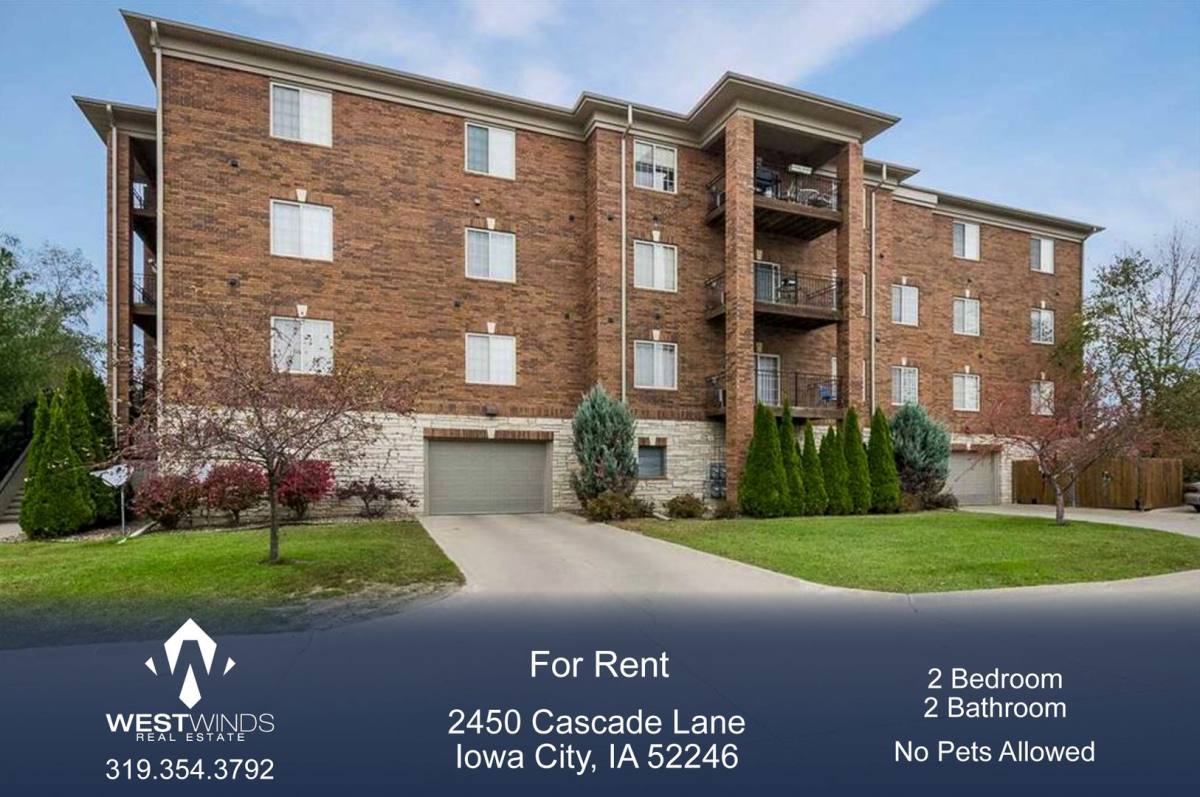 Condo for rent at 2450 Cascade Lane, Iowa City, IA 52246