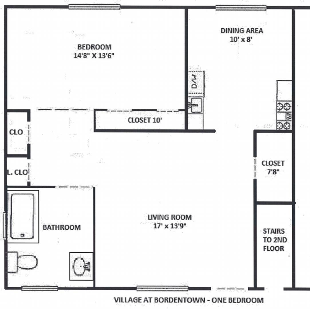 Apartment for rent at 100 Lucas Dr, Bordentown, NJ 08505