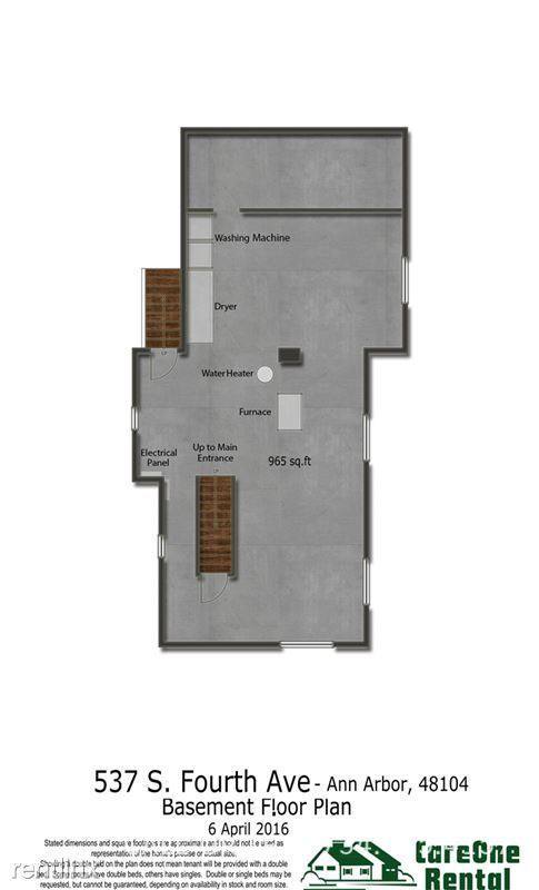 Apartment for rent at 537 S 4th Ave #1, Ann Arbor, MI 48104