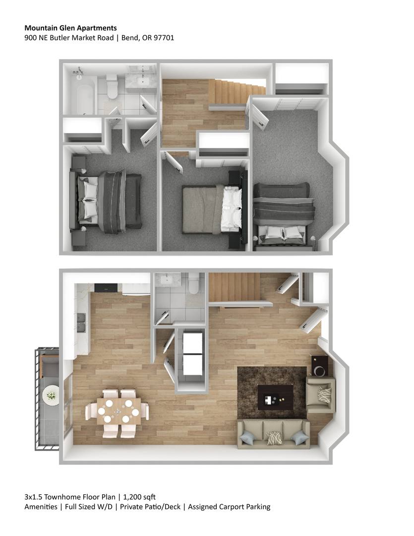 Townhouse for rent at 900 NE Butler Market Rd, Bend, OR 97701