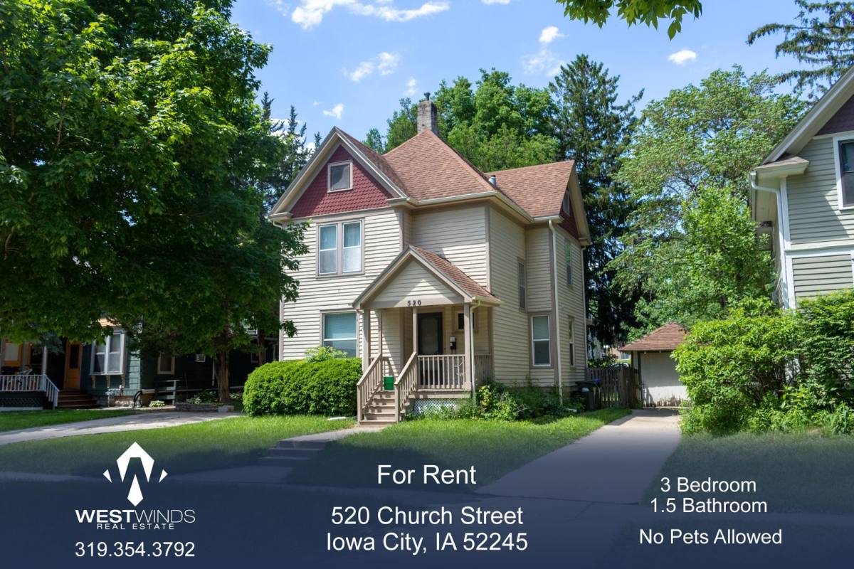 House for rent at 520 Church St, Iowa City, IA 52245