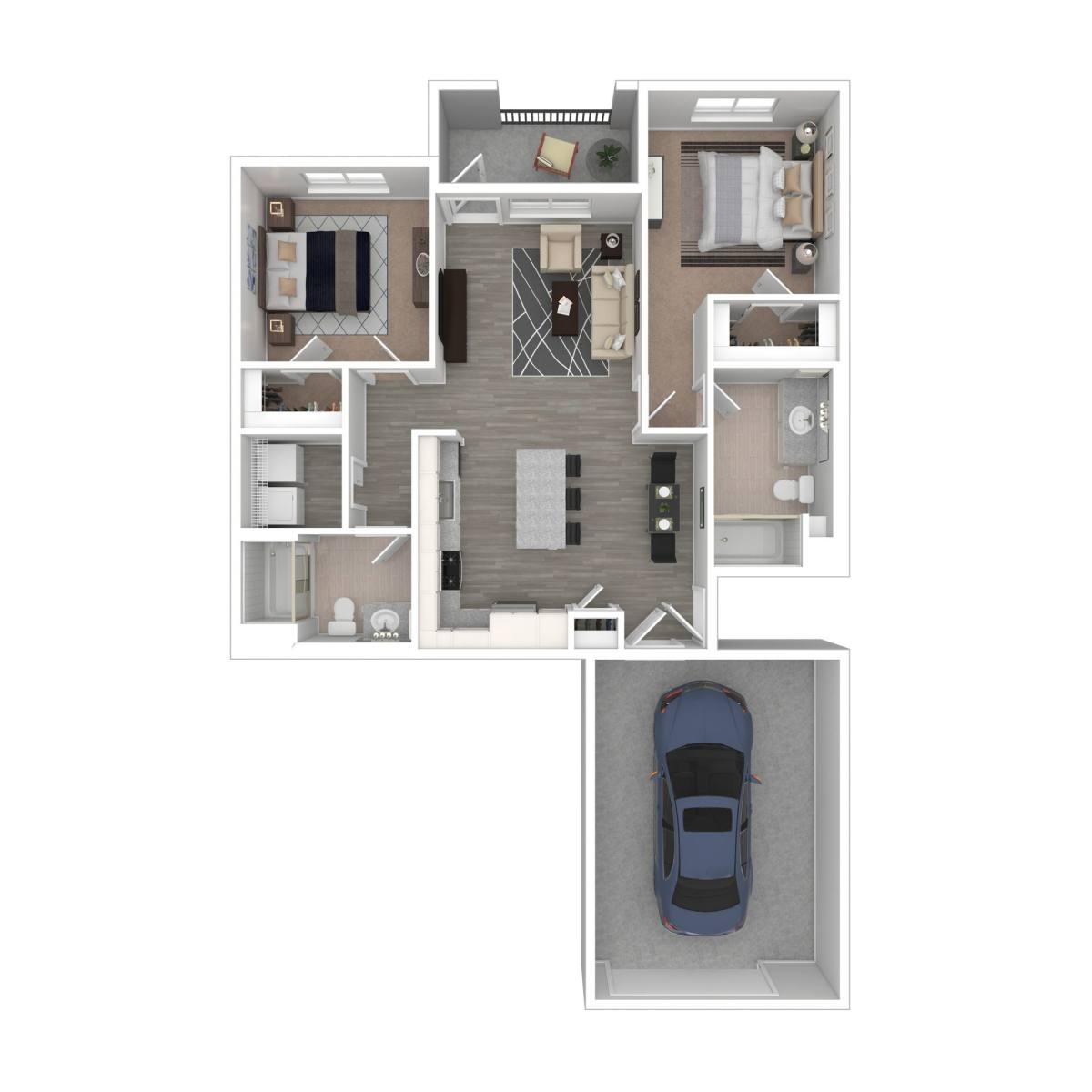 Townhouse for rent at 11233 N Alicante Dr, Fresno, CA 93730