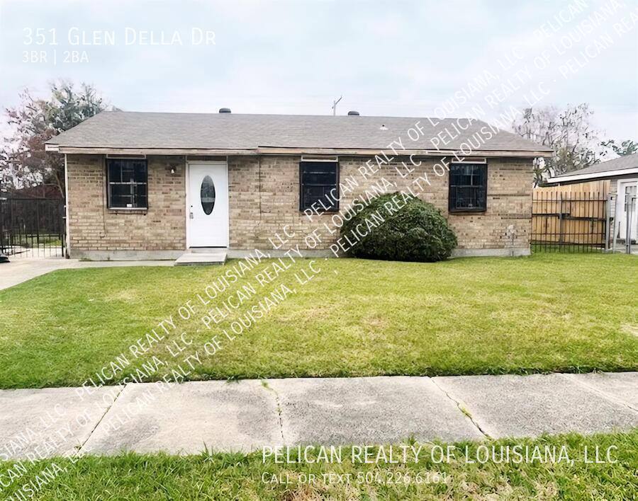 House for rent at 351 Glen Della Dr, Westwego, LA 70094