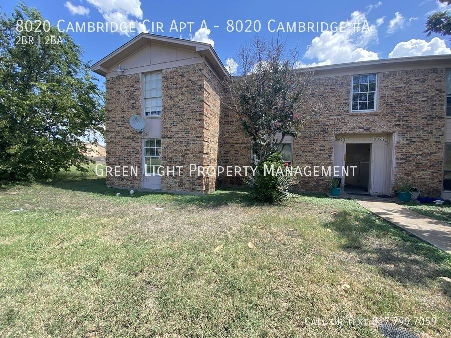 Townhouse for rent at 8020 Cambridge Circle #A, Fort Worth, TX 76108