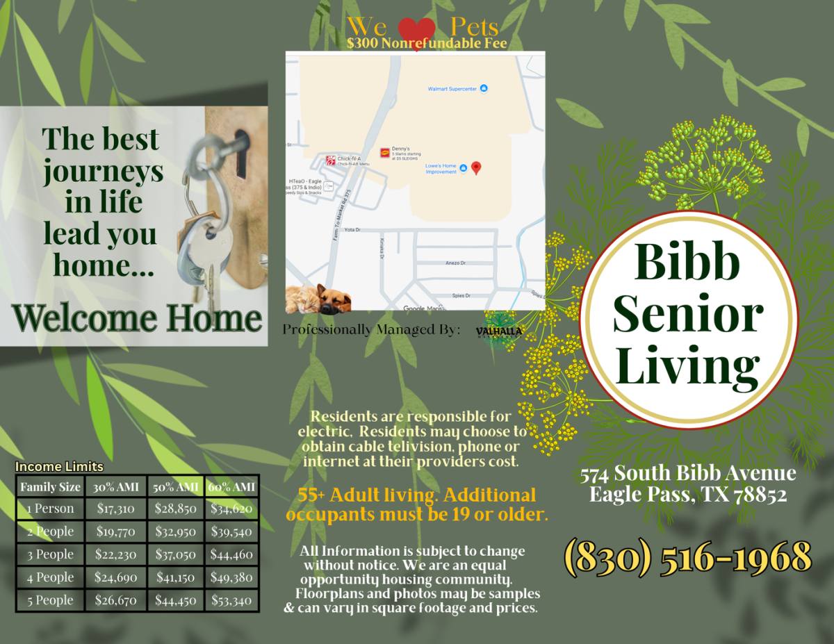 Apartment for rent at 580 S Bibb Ave, Eagle Pass, TX 78852