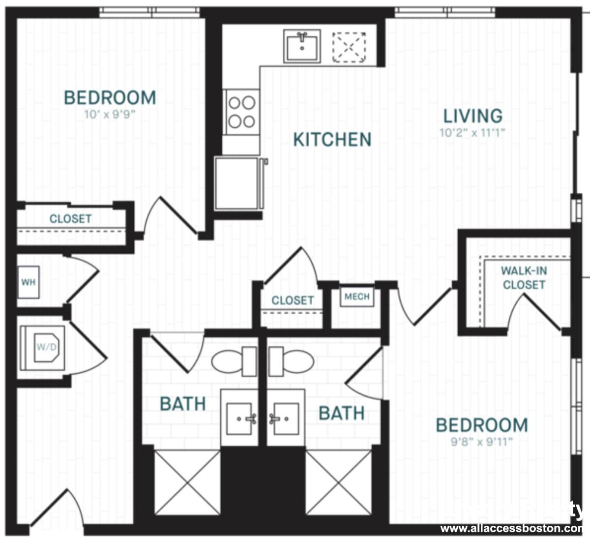 Apartment for rent at 5 Washington St #222, Brookline, MA 02446