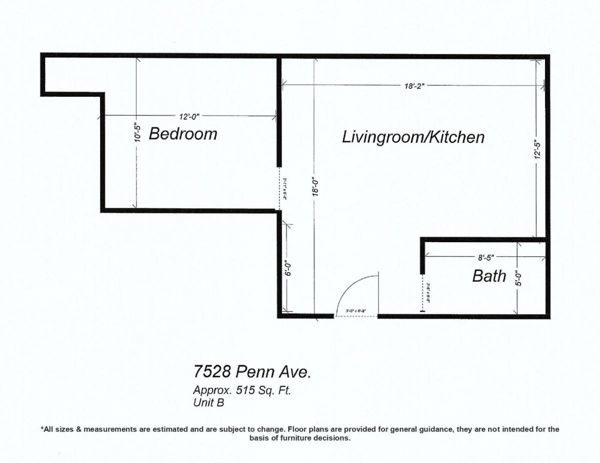 Apartment for rent at 7528 Penn Ave, Pittsburgh, PA 15208
