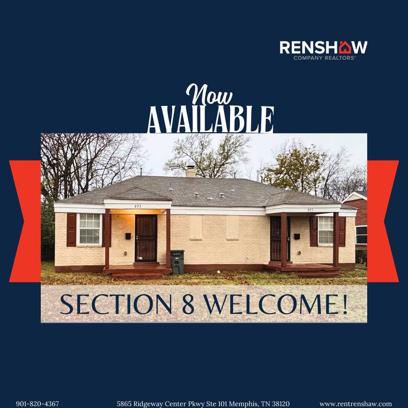 House for rent at 893 Pearce St, Memphis, TN 38107