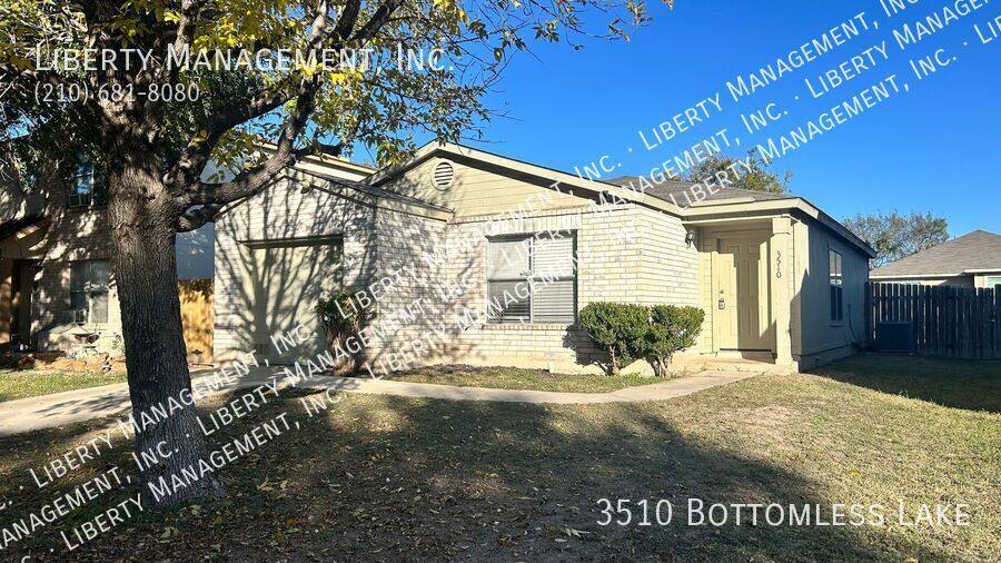 House for rent at 3510 Bottomless Lake, San Antonio, TX 78222