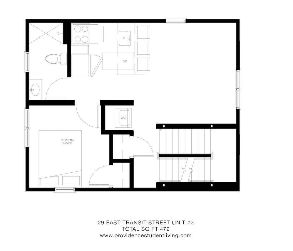 Apartment for rent at 29 E Transit St #2, Providence, RI 02906