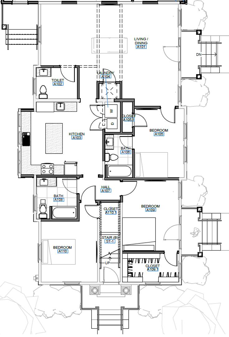 Townhouse for rent at 1530 Broadway, New Orleans, LA 70118