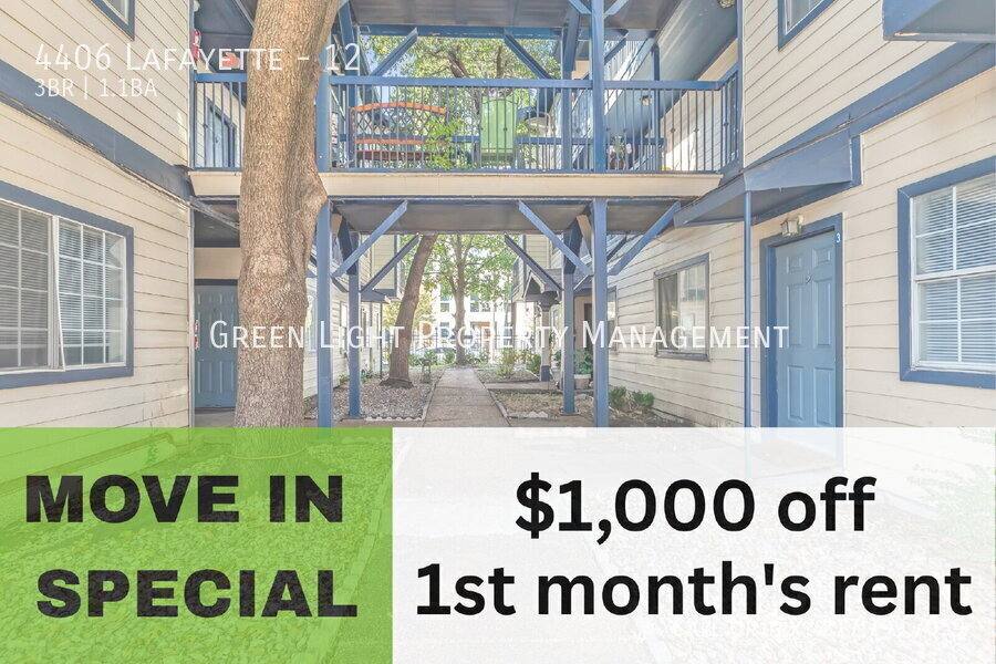 Apartment for rent at 4406 Lafayette #12, Dallas, TX 75204