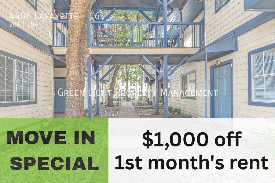Apartment for rent at 4406 Lafayette #16, Dallas, TX 75204