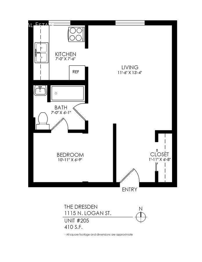 Apartment for rent at 1115 N Logan St #106, Denver, CO 80218