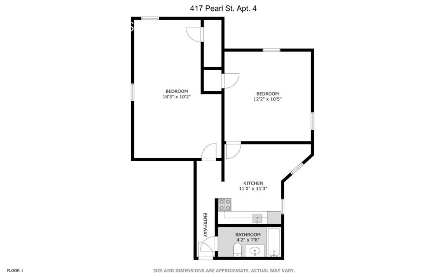Apartment for rent at 417 Pearl St #4, Ypsilanti, MI 48197