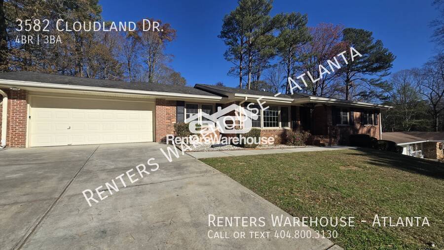 House for rent at 3582 Cloudland Dr, Stone Mountain, GA 30083