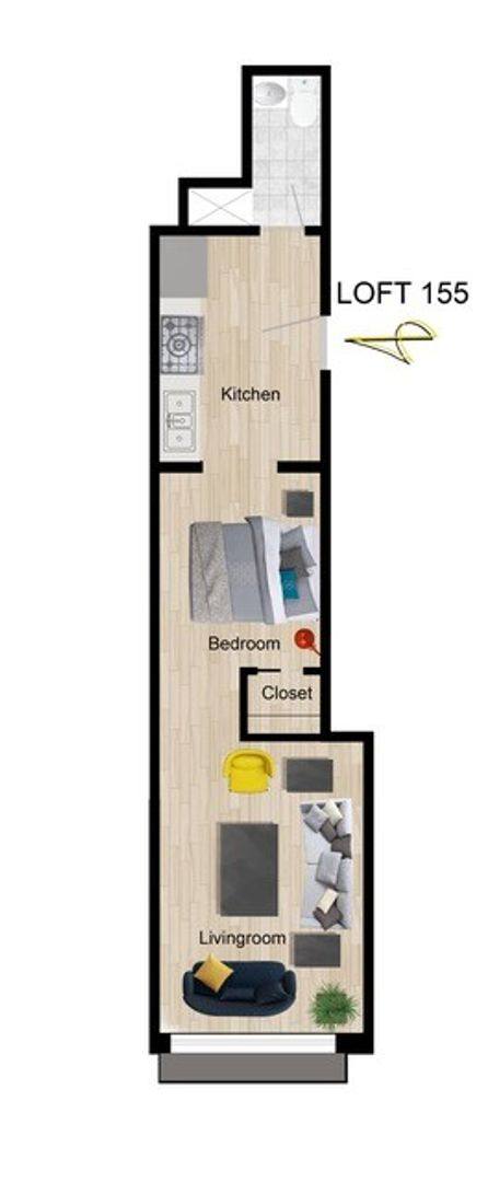 Apartment for rent at 151 E 2nd St, Pomona, CA 91766