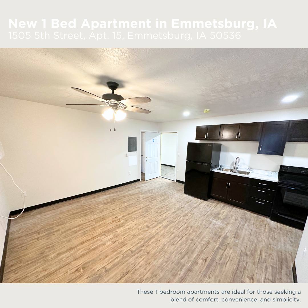 Apartment for rent at 1505 5th St, Emmetsburg, IA 50536