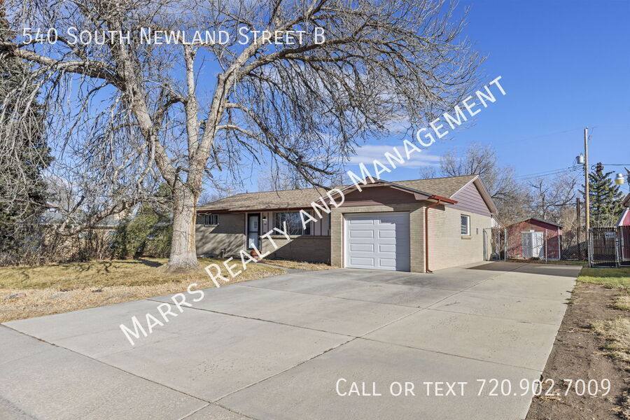 House for rent at 540 S Newland St #B, Denver, CO 80226