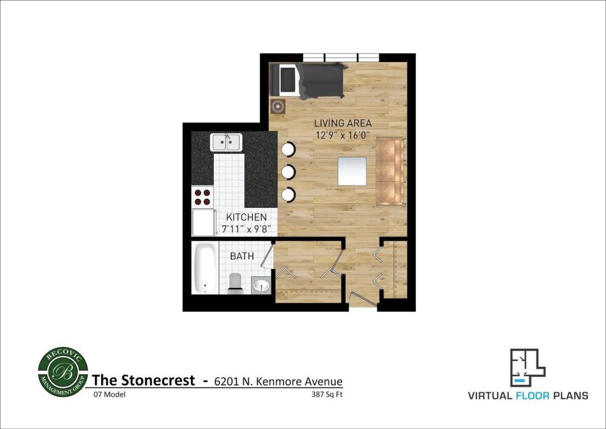 Apartment for rent at 6201 N Kenmore Ave, Chicago, IL 60660