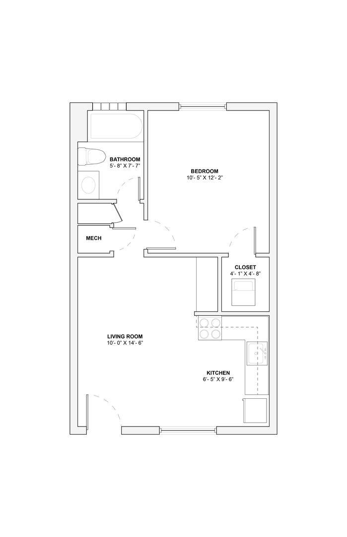 Apartment for rent at 511 S 31st St, Omaha, NE 68105