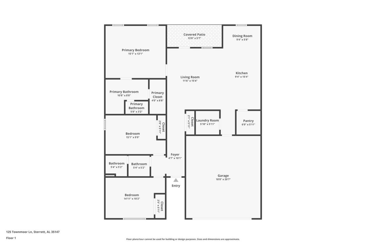 House for rent at 125 Townmoor Lane, Sterrett, AL 35147