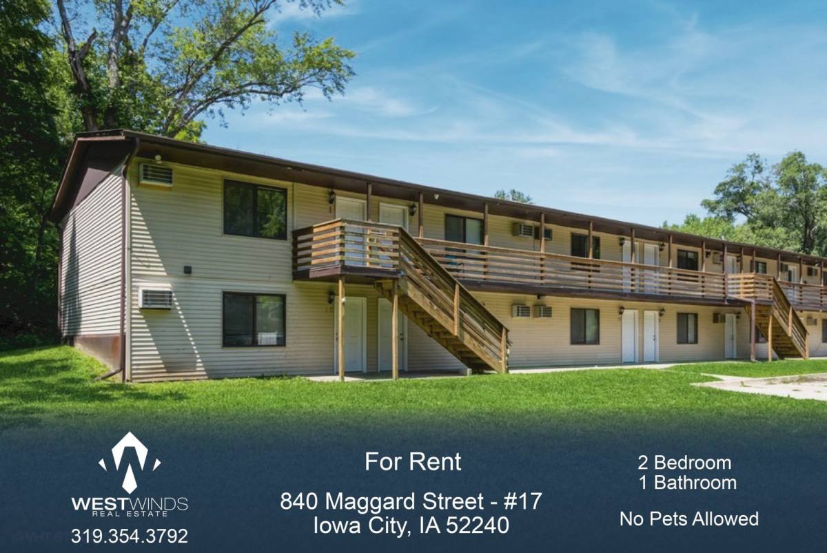 Apartment for rent at 840 Maggard St, Iowa City, IA 52240