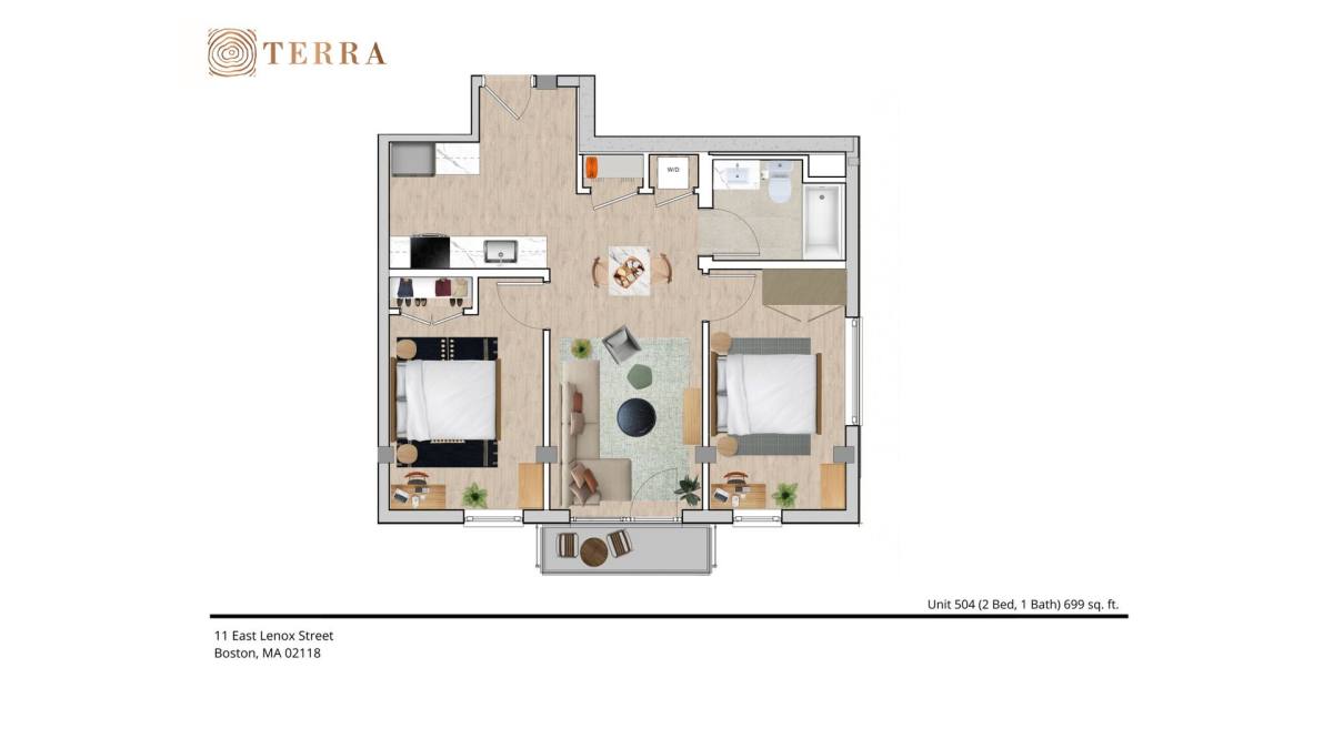 Apartment for rent at 19 E Lenox #504, Boston, MA 02118