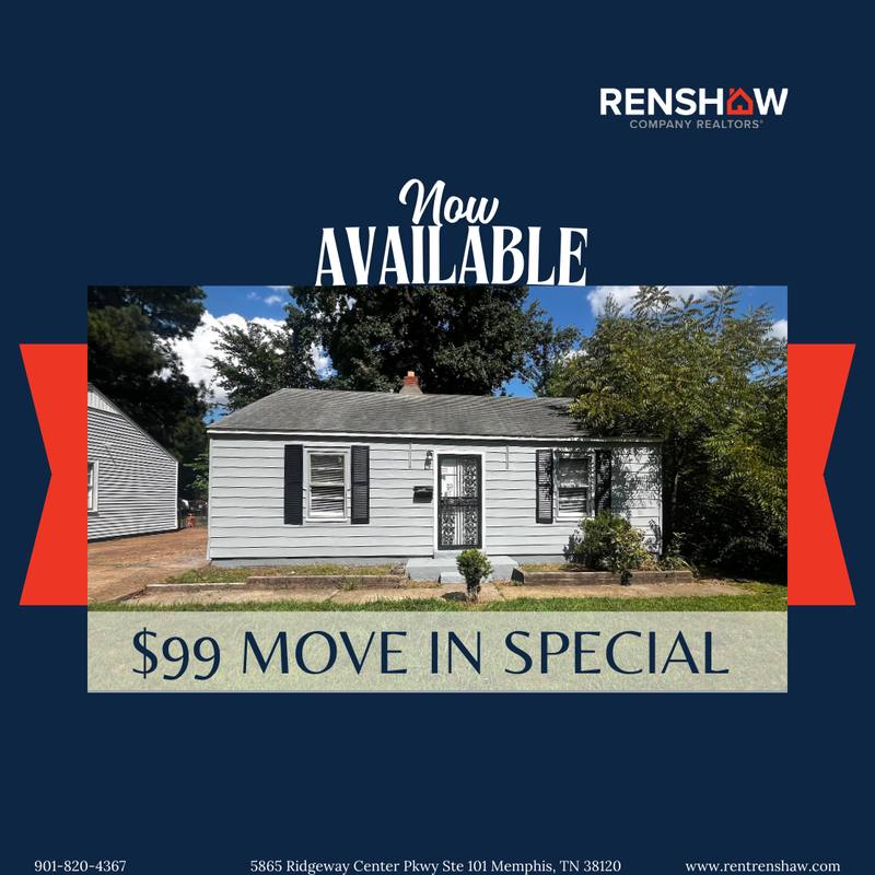 House for rent at 1606 Ozan St, Memphis, TN 38108