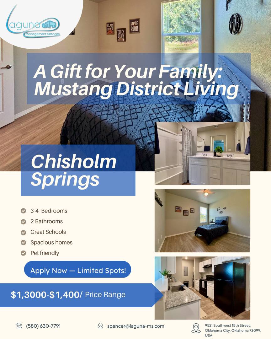 Apartment for rent at 1525 Chisholm Springs Blvd, Oklahoma City, OK 73128