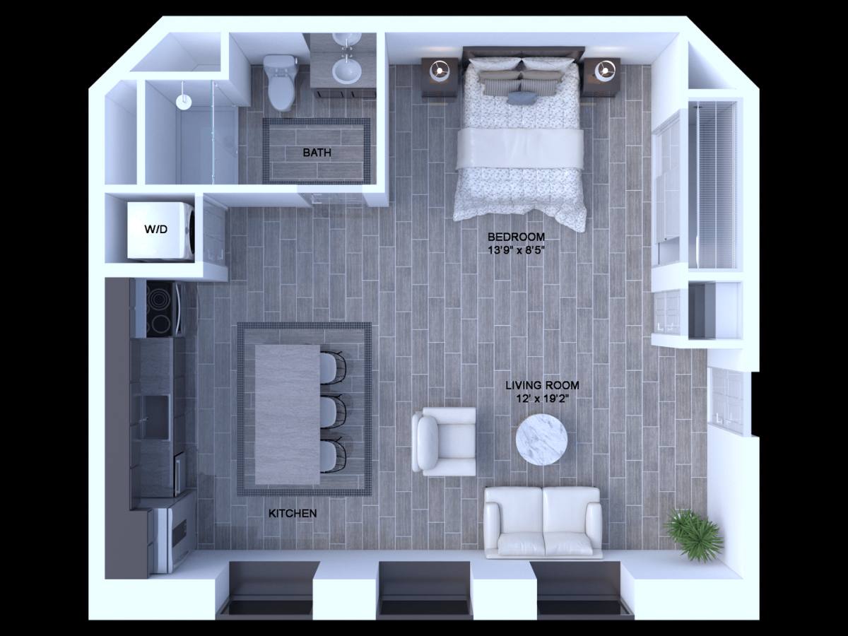 Apartment for rent at 1212 Griswold St, Detroit, MI 48226