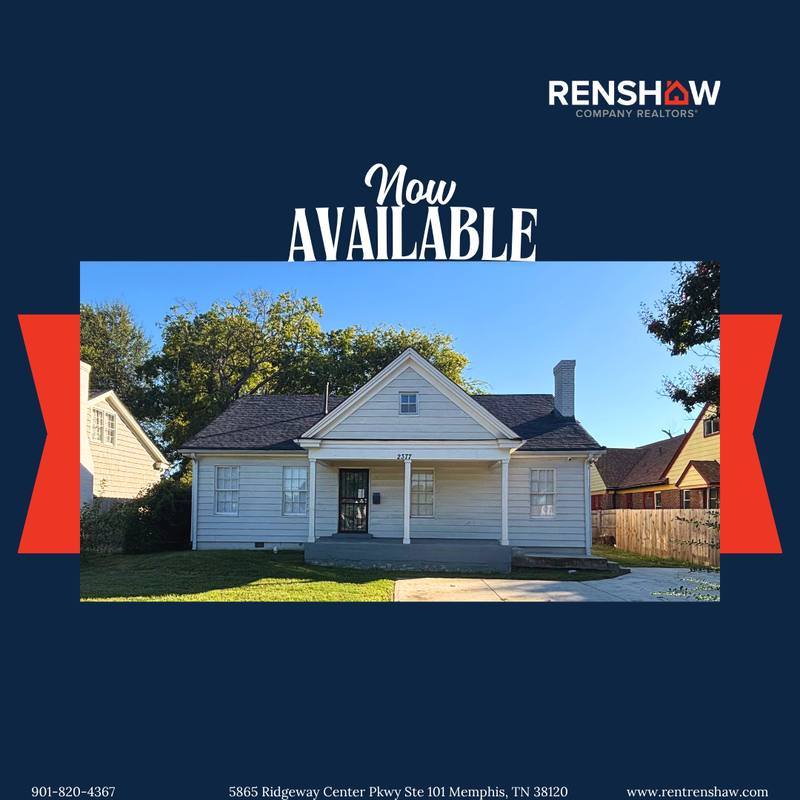 House for rent at 2377 Jackson Ave, Memphis, TN 38108