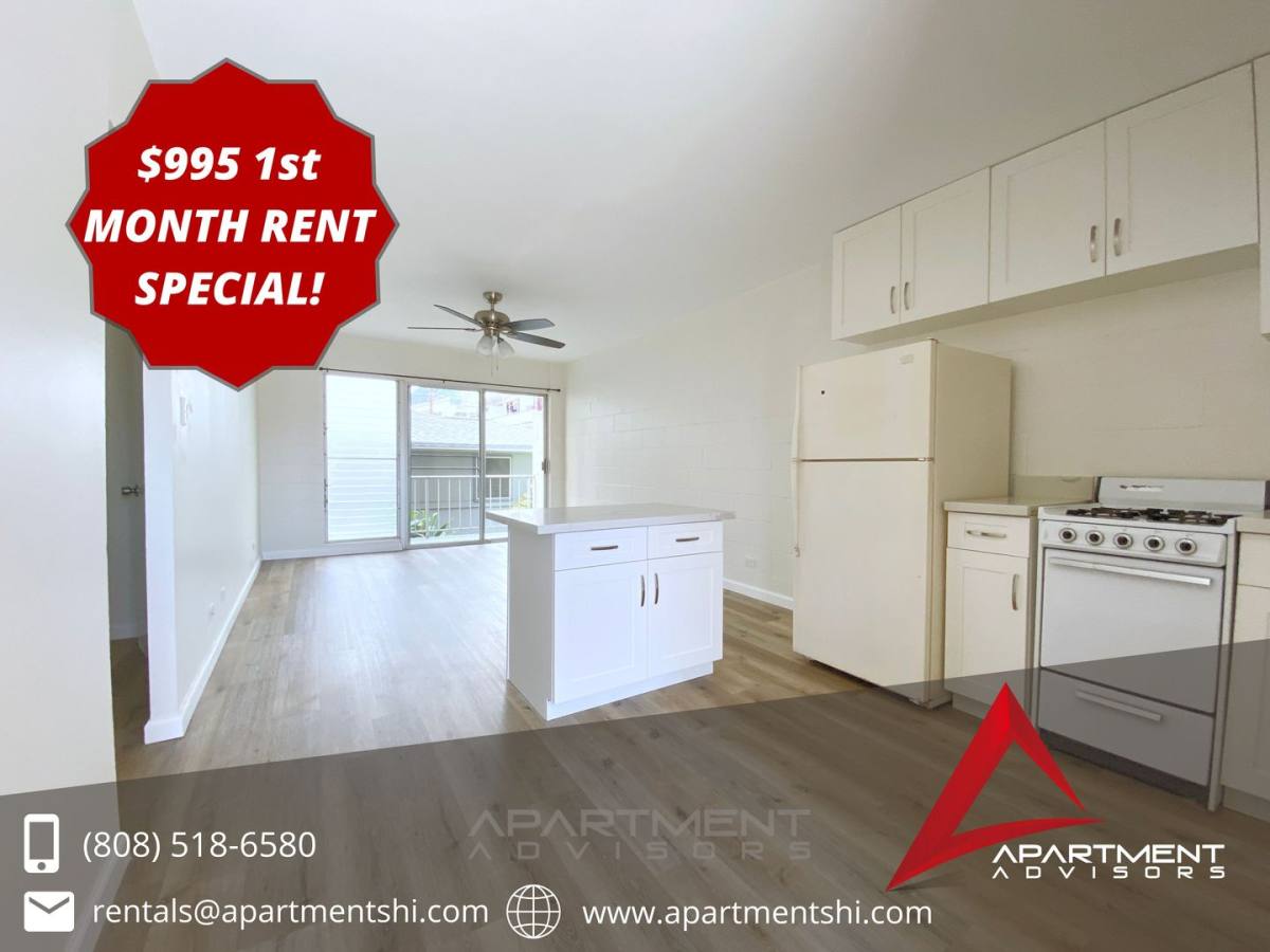 Apartment for rent at 1130 Hassinger St #2I, Honolulu, HI 96822