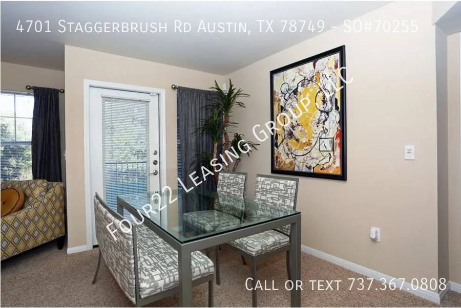 Apartment for rent at 4701 Staggerbrush Rd #SO, Austin, TX 78749