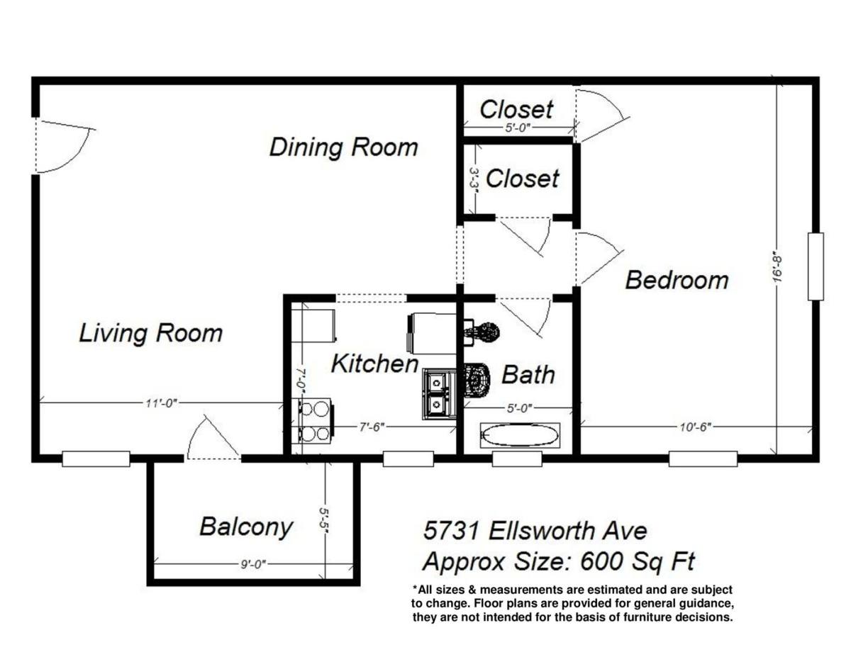 Apartment for rent at 5731 Ellsworth Ave, Pittsburgh, PA 15232