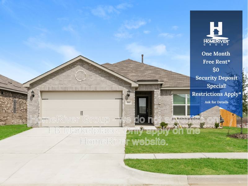 House for rent at 501 Gib Woodall Dr, Venus, TX 76084