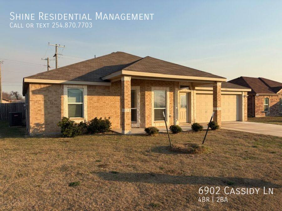 House for rent at 6902 Cassidy Lane, Killeen, TX 76542