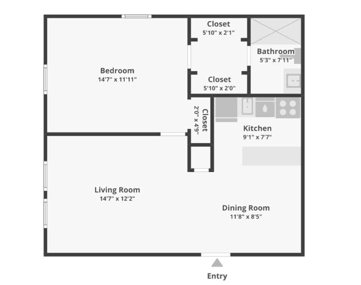 Apartment for rent at 1735 W 19th St, Lawrence, KS 66046