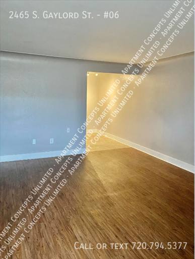 Apartment for rent at 2465 S Gaylord St #4, Denver, CO 80210
