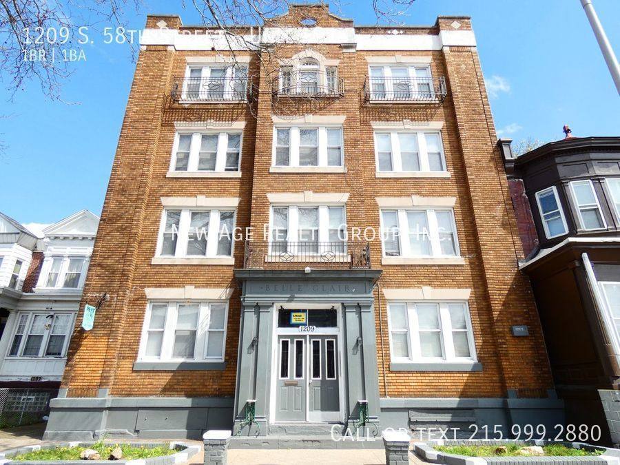 Apartment for rent at 1209 S 58th St #1C, Philadelphia, PA 19143